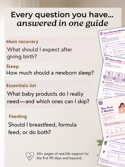 The New-Mom Playbook: Your First 90 Days